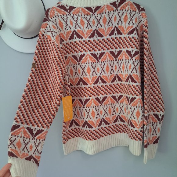 Roxy size womens medium/ Juniors Large heavy sweater - Picture 3 of 9